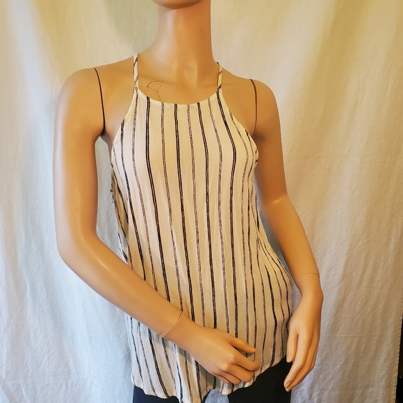 Final Touch Striped Racerback Tank - Picture 1 of 8